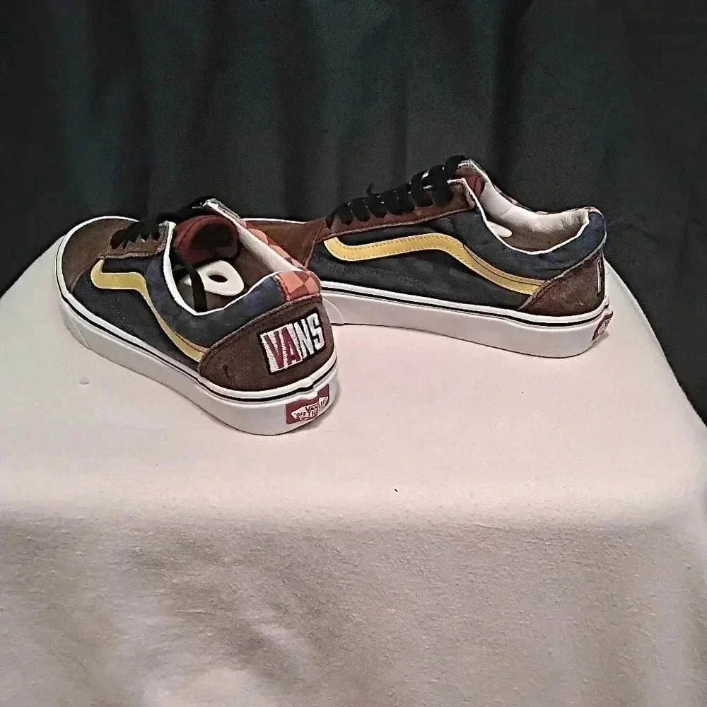 Vans Vintage Old Skool Check Sneakers - Picture 4 of 6
